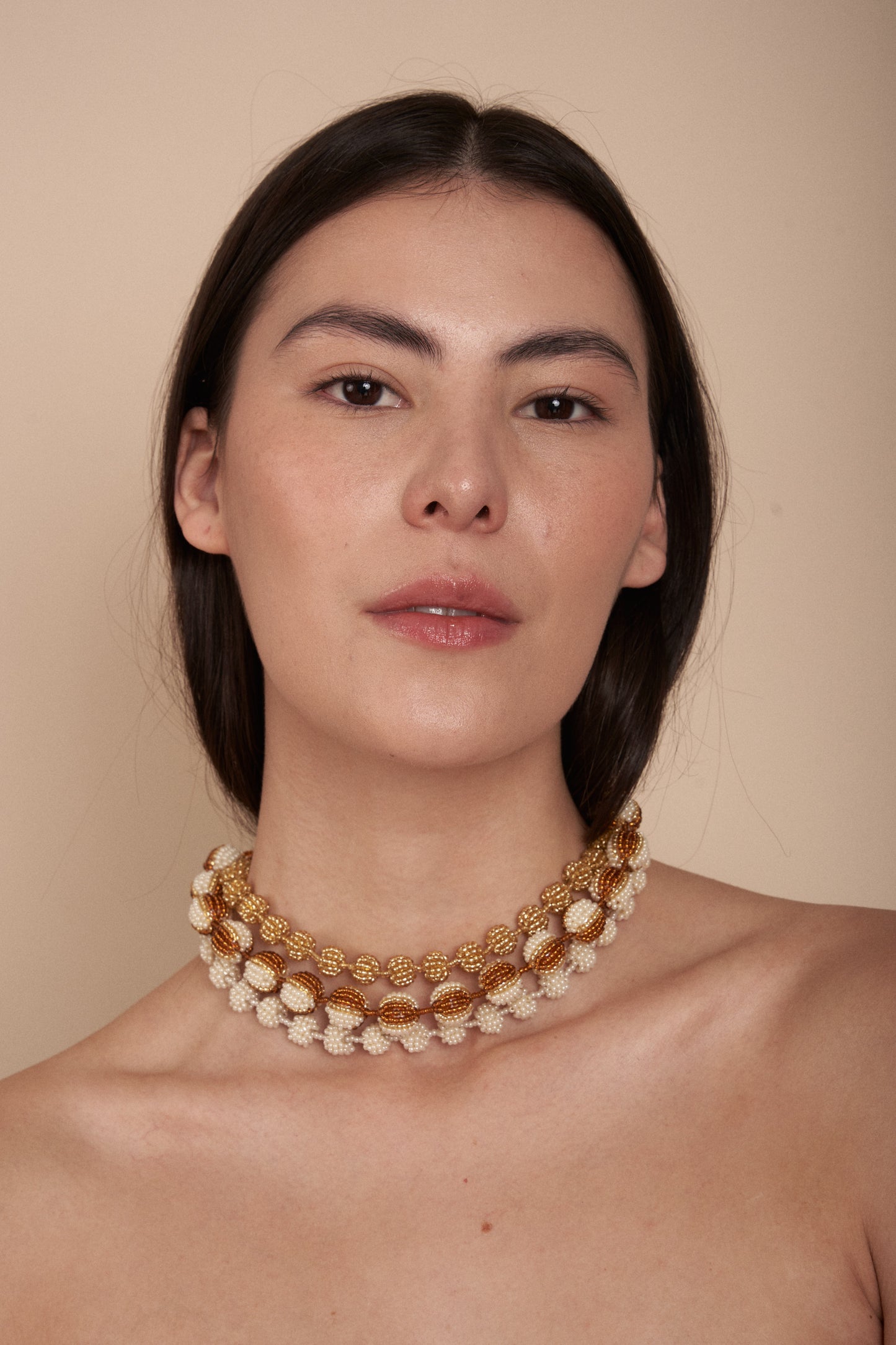 Beige Juanita Necklace