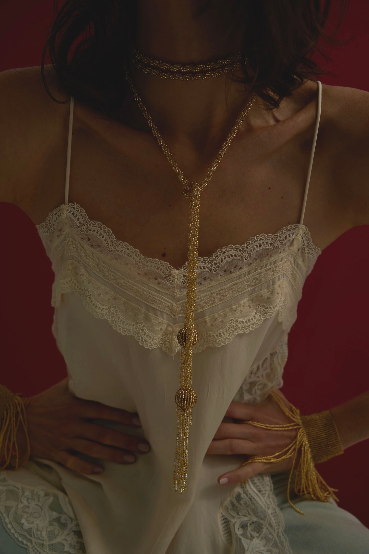 Amara Necklace in Gold & Silver
