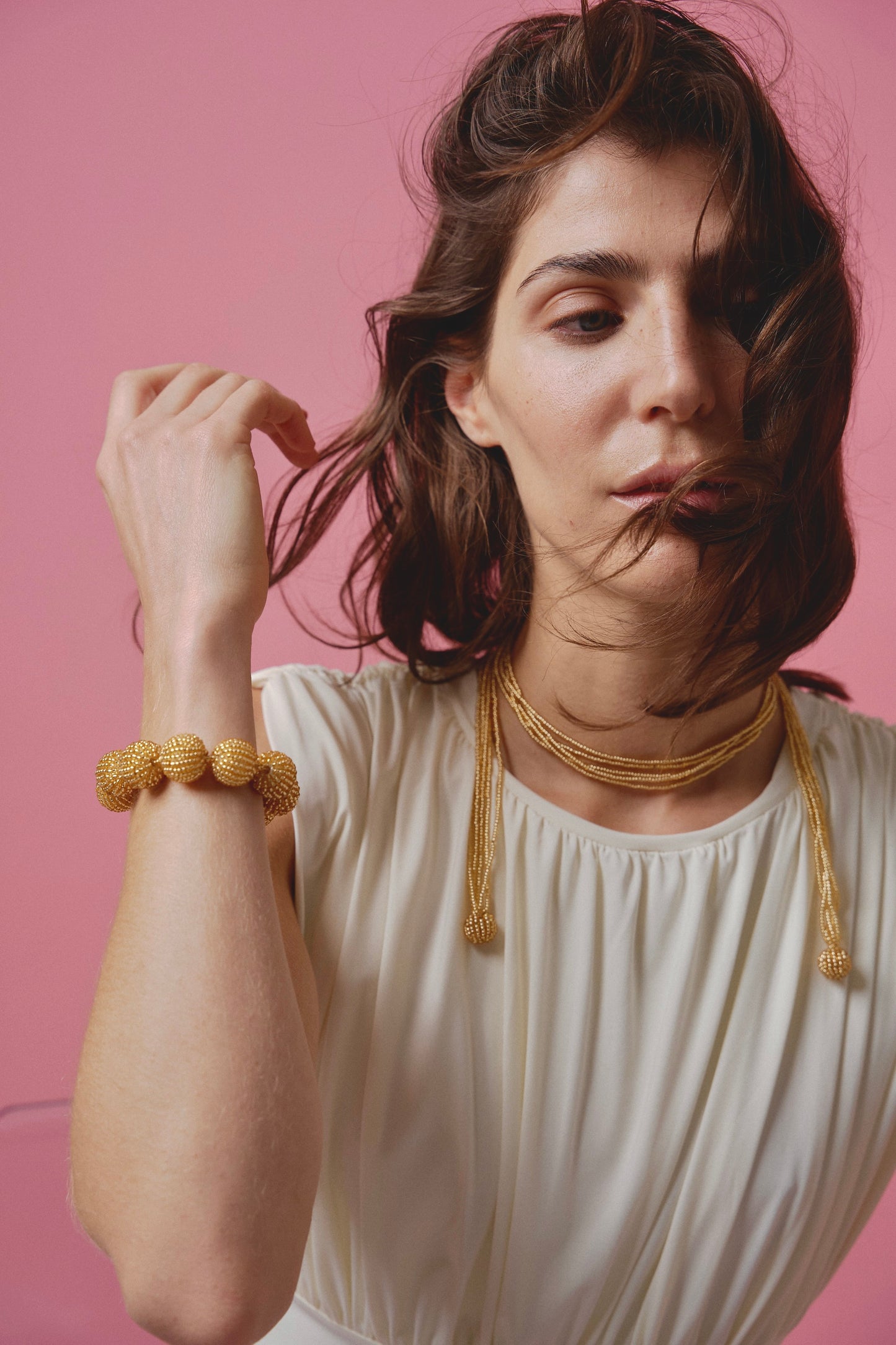 Golden Ezra Necklace