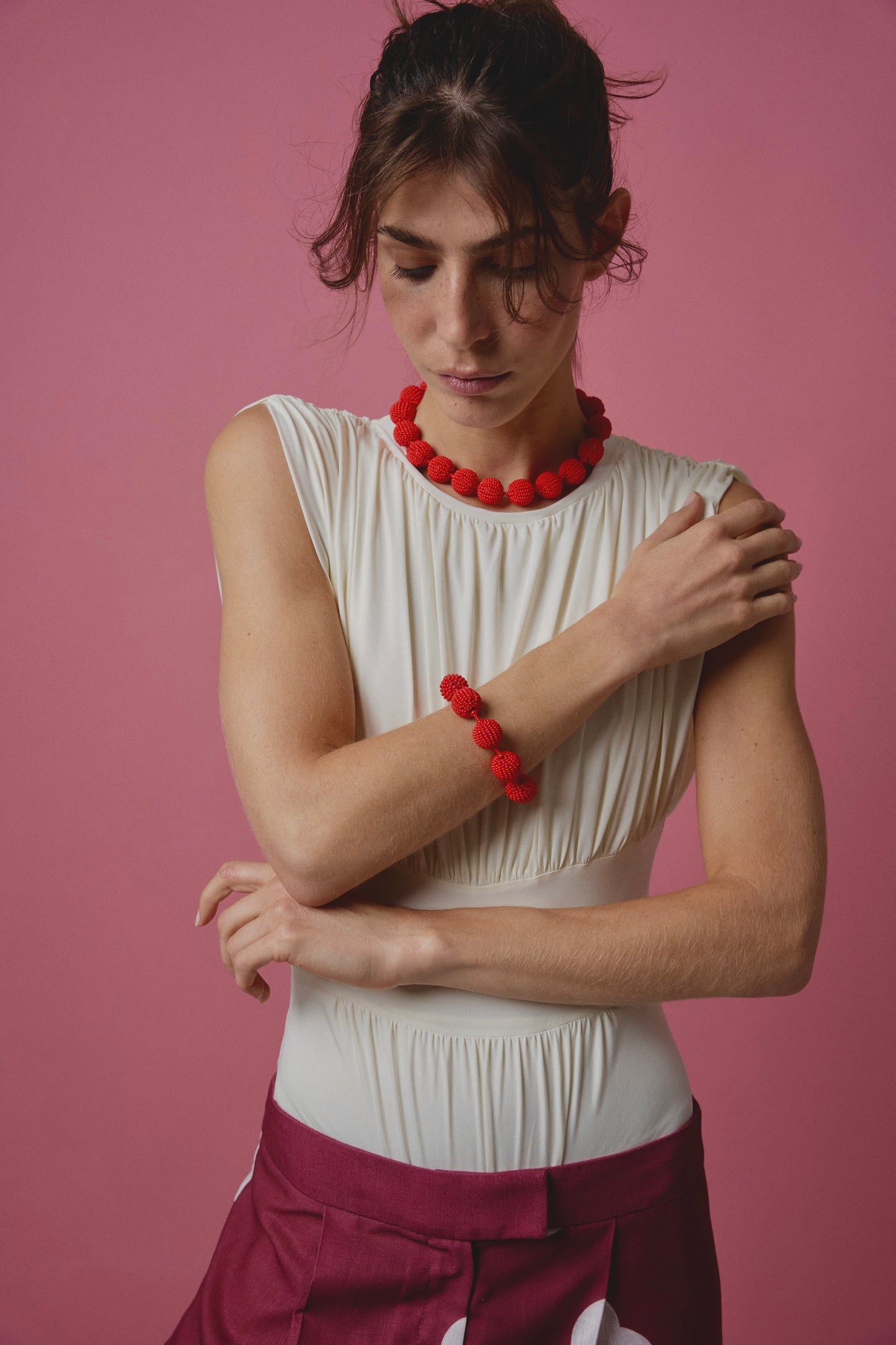 Red Juana XL Necklace