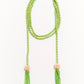 Amara Necklace in Green & Soft Pink