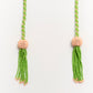 Amara Necklace in Green & Soft Pink