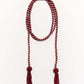 Amara Necklace in Beige & Wine